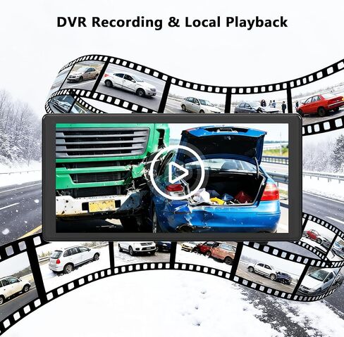 نظام كاميرا RV، شاشة لمس 10.36 بوصة DVR 5 قنوات منفصلة مع كشف النقاط العمياء، IP69 رؤية ليلية مقاومة للماء 1080P كاميرا عرض جانبية أمامية وخلفية احتياطية لشاحنة RV مقطورة العربة in Kuwait