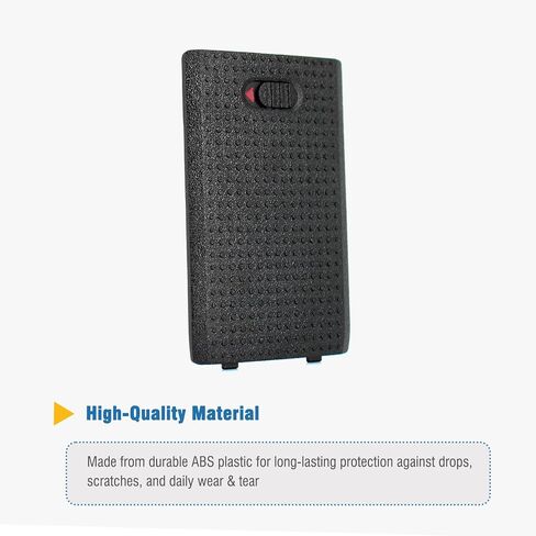 غطاء بطارية بديل PMHF4014 PMHF4014A متوافق مع Motorola DTR600 DTR700 DTR720 جراب خلفي متين للراديو ثنائي الاتجاه (أسود) in Kuwait