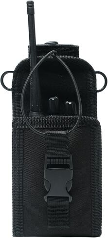 Universal MOLLE Radio Holster Pouch with Shoulder Strap - Tactical Nylon Walkie Talkie Holder for Duty Belt,Compatible with Baofeng Motorola Kenwood Most Handheld Radios Walkie Talkie,2PACK in Saudi Arabia