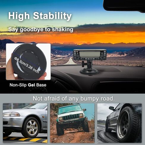 MBF-1 Suction Cup Mount Holder for Icom Mobile Transceiver Control Head IC-2730A IC-2730E ID-5100A ID-5100E in Saudi Arabia