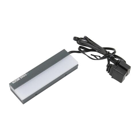 مبرد القرص الصلب M.2 SSD Heatsink RGB مع وظيفة المزامنة، لوحة تبريد مزدوجة الواجهة لـ 2280 SSD، مادة ABS، لعشاق التكنولوجيا in Kuwait
