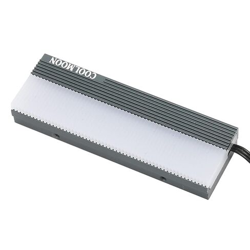 مبرد القرص الصلب M.2 SSD Heatsink RGB مع وظيفة المزامنة، لوحة تبريد مزدوجة الواجهة لـ 2280 SSD، مادة ABS، لعشاق التكنولوجيا in Kuwait