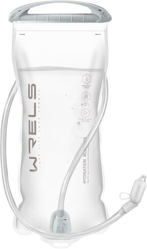 WRELS Hydration Bladder 2L-3L Water Bladder BPA-Free Leak Proof Water Storage Bladder for Hiking Backpack, Water Pouch Hydration Pack for Hiking Cycling Running in Saudi Arabia