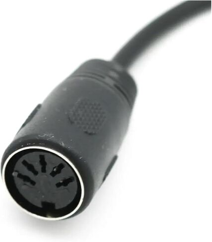 1pc DIN5 at Female to DIN6 MDIN6 PS/2 Male PC Keyboard Adapter Converter Cable Cord 6" in Saudi Arabia