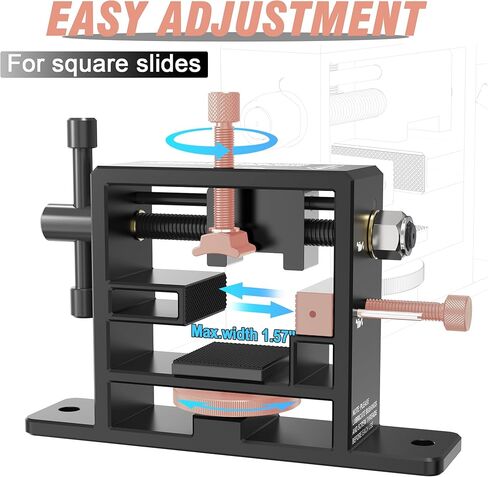 أداة SporGain Sight Pusher للمسدس، إطار معدني شديد التحمل لإزالة وتعديل الرؤية الخلفية بدقة، قاعدة قابلة للتعديل تناسب الشرائح المربعة، أداة متينة لصيانة البندقية in Saudi Arabia