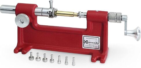 Hornady Cam-Lock Trimmer 050140 - Reloading Case Trimmer Accurately Restore Fired Cases Up to 50 Calibers - Unique Brass Trimmer with Micro Adjust Cutter, 7 Pilot Sizes, & Large Diameter Cutting Head in Saudi Arabia