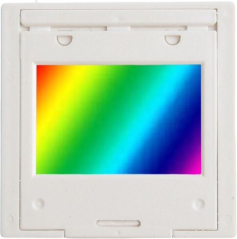 Transmission Diffraction Grating 1600/1200/1000/600/300/80 Lines PET Optical 2mm Sheet for Spectrophotometer Teaching and Spectroscopy Experiment(1000lines/mm) in Saudi Arabia