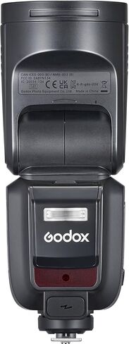 فلاش Godox V100 بقوة 100 واط على الكاميرا لنيكون مع شاشة لمس كاملة الألوان مقاس 2.3 بوصة، ومزامنة لاسلكية مدمجة 2.4 جيجا، وبطارية قوية (أسود) in Saudi Arabia