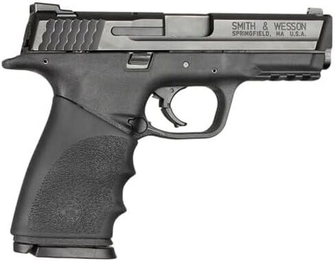 Hogue HandAll Hybrid Rubber Grip Sleeve for S&W M&P Full Size 9mm, .357 SIG, .40 S&W, Black - 17400 in Saudi Arabia