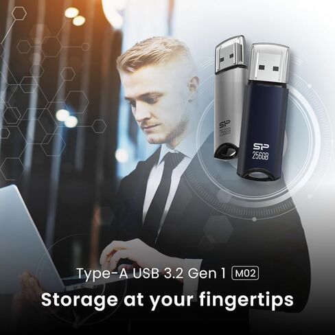 Silicon Power 5 Pack 128GB USB Flash Drive Thumb Drive Memory Stick Marvel M02 Aluminum in Saudi Arabia