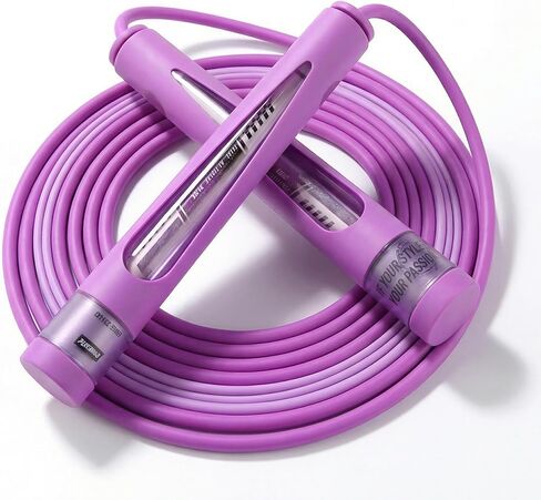 YUEDONG Adjustable Jump Rope Dual Ball Bearings,Tangle-Free 2-Section Rope,Self-Locking,Ergonomic Handles for Fitness,Boxing,HIIT,Men Women Kids in Saudi Arabia