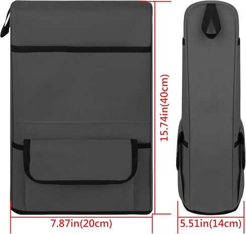 Linkidea PS5 Controller Storage Pocket Protective, Nylon Dust Cover for Game Console, Skin Cover Anti Scratch Protector Sleeve Compatible with Playstation 5 Console (Grey) in Saudi Arabia