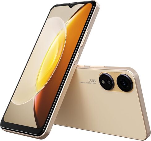 X1 2025 هاتف خلوي جديد 4G LTE GSM غير مقفل بشاشة 6.5 بوصة HD+ هواتف محمولة 2 جيجا رام أندرويد 10 هاتف ذكي 13 ميجابكسل هاتف ذكي ثنائي الشريحة (لسوق T-Mobile فقط في الولايات المتحدة الأمريكية) فتح القفل بالوجه (ذهبي) in Kuwait