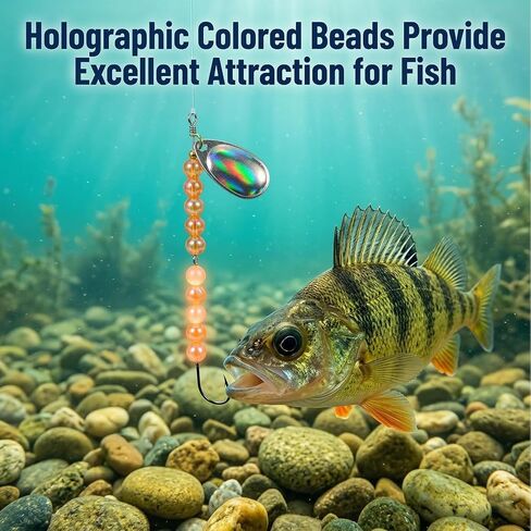 100 Pcs Fishing Beads Saltwater 8mm Steelhead Beads Freshwater Holographic Bead for Fishing Rigs Lure Making and Tackle in Saudi Arabia