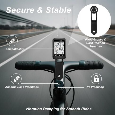 لـ Canyon Gear Groove المتوافق مع Garmin Mount، حامل كمبيوتر من ألياف الكربون، خفيف للغاية 12 جم، ترقية عالية الصلابة، متوافق مع CP0039 / CP0047 / CP0048، مقاوم للطقس in Kuwait