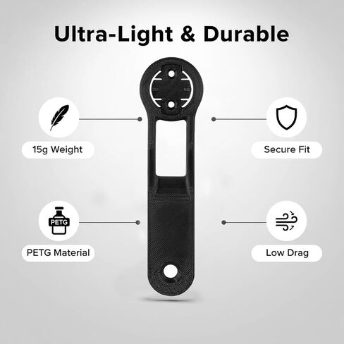 لـ Canyon Gear Groove المتوافق مع Garmin Mount، حامل كمبيوتر من ألياف الكربون، خفيف للغاية 12 جم، ترقية عالية الصلابة، متوافق مع CP0039 / CP0047 / CP0048، مقاوم للطقس in Kuwait