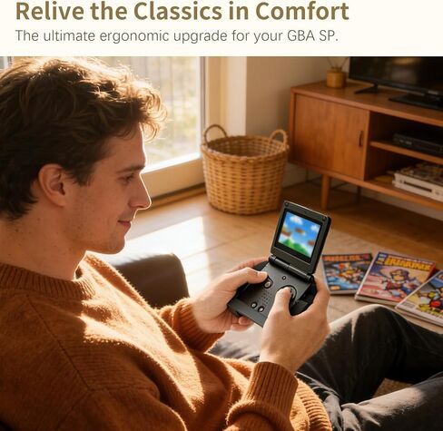 Comfort Grip for Game Boy Advance SP, Accessories for Original GBA SP, Ergonomic Holder for GBA SP Handheld Console in Saudi Arabia