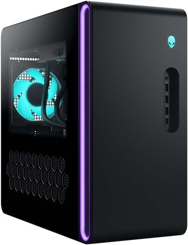 الكمبيوتر المكتبي Alienware Aurora ACT1250 للألعاب + حزمة الحماية الأساسية للفيروسات المنزلية (3 سنوات، جهاز واحد) - Intel Core Ultra 9 285K، NVIDIA GeForce RTX 5080 16GB GDDR7، 32GB DDR5، 2 تيرابايت SSD، سائل مبرد in Saudi Arabia