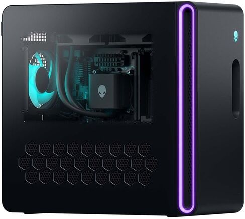 الكمبيوتر المكتبي Alienware Aurora ACT1250 للألعاب + حزمة الحماية الأساسية للفيروسات المنزلية (3 سنوات، جهاز واحد) - Intel Core Ultra 9 285K، NVIDIA GeForce RTX 5080 16GB GDDR7، 32GB DDR5، 2 تيرابايت SSD، سائل مبرد in Saudi Arabia