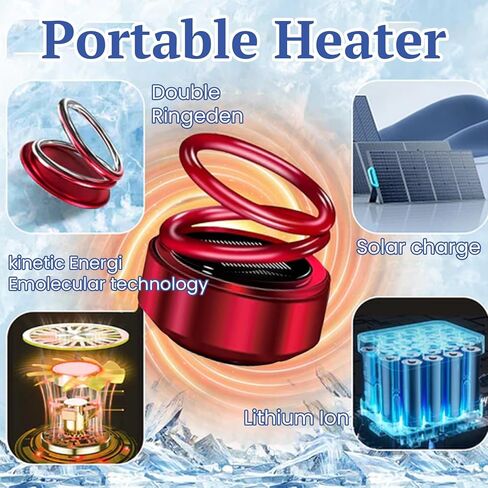 Portable Car Heater - PE Material Window Defroster, Snow & Ice Remover, Personal Warmer in Saudi Arabia