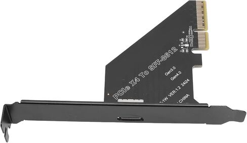 Generic PCIe 4.0 X4 to Oculink SFF-8612 Adapter Card, SFF-8611 External GPUEGPU & NVMe SSD Enclosure Adapter, Bootable, Plug & Play, 64Gbps for WindowsLinux in Saudi Arabia