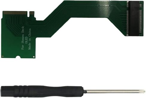 For Steam Deck OLED Handheld Modification M.2 NVMe PCIe 4.0 2230 to 2280 SSD Adapter Converter Board,Modified 2230 to 2280 SSD Converter Expansion Card,OLED Model Expand high capacity storage card in Saudi Arabia