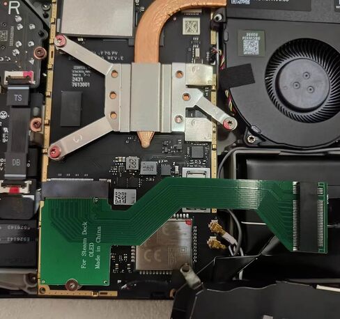 For Steam Deck OLED Handheld Modification M.2 NVMe PCIe 4.0 2230 to 2280 SSD Adapter Converter Board,Modified 2230 to 2280 SSD Converter Expansion Card,OLED Model Expand high capacity storage card in Saudi Arabia