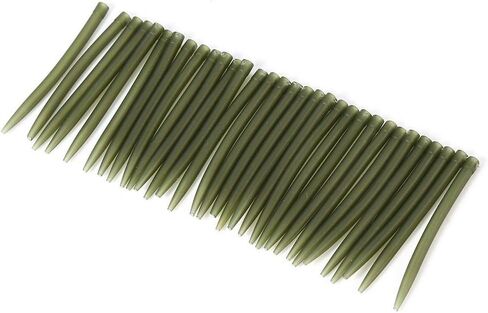 WNSC Fishing Tackle Sleeves, 30 Pcs Carp Fishing Rubber Tubes, Smooth Anti- Anti-Tangle for Fishing Fisherman(Dark Green) in Saudi Arabia