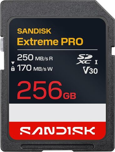 SANDISK 256GB Extreme PRO SD UHS-II V90 Memory Card - Up to 310MB/s Read speeds, up to 304MB/s Write speeds, 8K, IP68 Water and dust Resistant - SDSDXDE-256G-GN4IN in Saudi Arabia