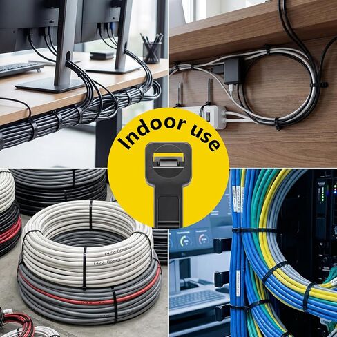 Zip Ties Assorted Size,10+12+14+16+18 Inch,120 LBS Tensile Strength Heavy Duty Cable Wire Ties With Self-Locking Adjustable More Durable Nylon Tie Wraps for Indoor Outdoor（500 Pack） in Saudi Arabia