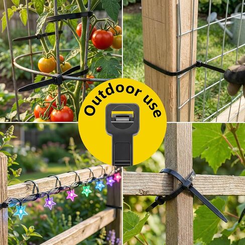 Zip Ties Assorted Size,10+12+14+16+18 Inch,120 LBS Tensile Strength Heavy Duty Cable Wire Ties With Self-Locking Adjustable More Durable Nylon Tie Wraps for Indoor Outdoor（500 Pack） in Saudi Arabia