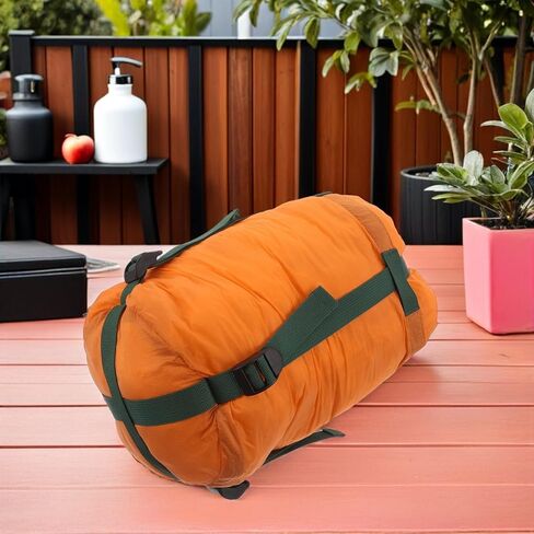 CALLARON Outdoor Compression Sack with Hanging Storage Bag, Water-Resistant 15x7 Inch Stuff Sack for Camping Backpacking Travel and Hiking Gear Organization in Saudi Arabia