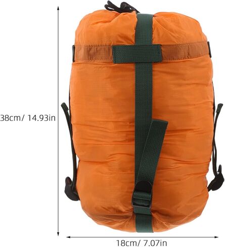 FOMIYES Camping Compression Sack, Lightweight Travel Storage Stuff Sack Drawstring, 15x7 Inch Space-Saving Compression Bag for Backpacking and Outdoor Hiking in Saudi Arabia