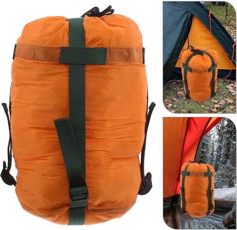 FOMIYES Camping Compression Sack, Lightweight Travel Storage Stuff Sack Drawstring, 15x7 Inch Space-Saving Compression Bag for Backpacking and Outdoor Hiking in Saudi Arabia