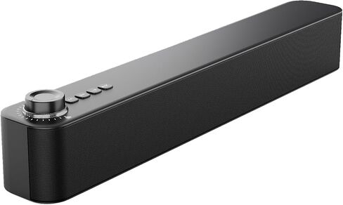 Desktop PC Speakers, Bluetooth Soundbar, 3600mAh Battery for 20Hrs Wireless Playback, Wired/Wireless Speaker for PCs, Phones, TVs, Laptops in Saudi Arabia