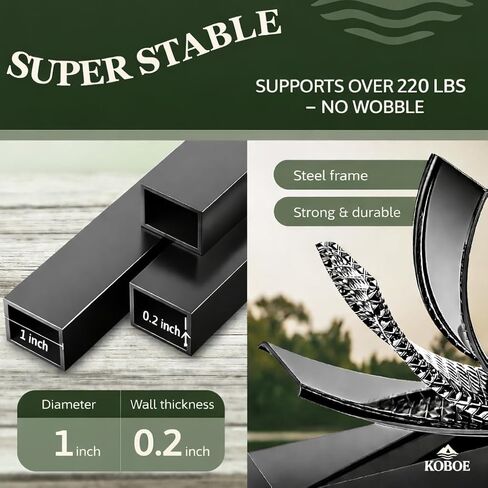 Foldable Camping Table – Heavy-Duty Steel Frame, 60-Second Setup, Portable Outdoor Table with Carry Bag (34.6" x 23.6") in Saudi Arabia