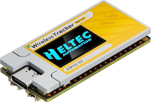 Heltec ESP32 Wireless Tracker V2 ESP32-S3 LoRa Mesh Node Compatible with Meshtastic 28dBm High Power SX1262 UC6580 Dual Band GNSS GPS Module Arduino LoRaWAN for Asset Tracking Personnel Positioning in Saudi Arabia