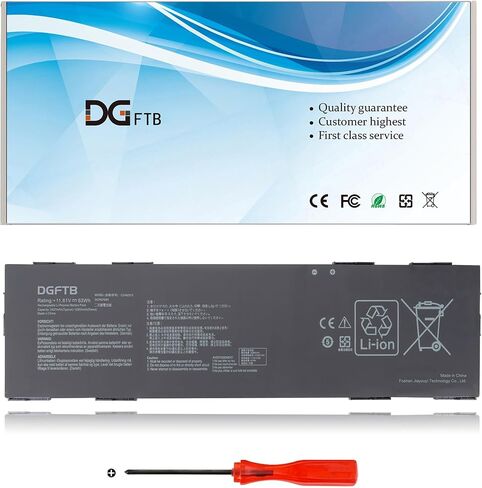 DGFTB C31N2313 Laptop Battery Replacement Compatible for ASUS ExpertBookP5 P5405 P5405-NZ0102X 0B200-04580000 3ICP6/70/81 Series 11.61V 63Wh/5260mAh in Saudi Arabia
