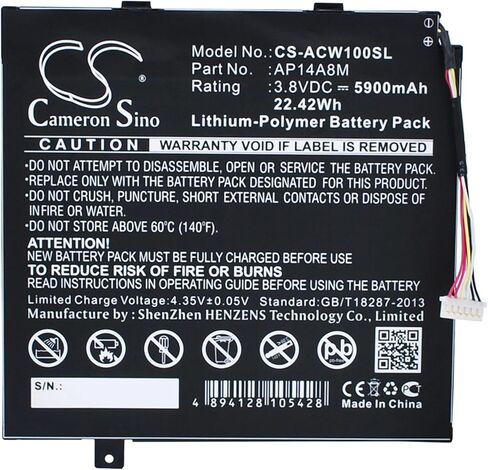 VI VINTRONS Battery for ACER A3-A20FHD, Aspire Switch 10, Iconia Tab 10 A3-A20, in Saudi Arabia