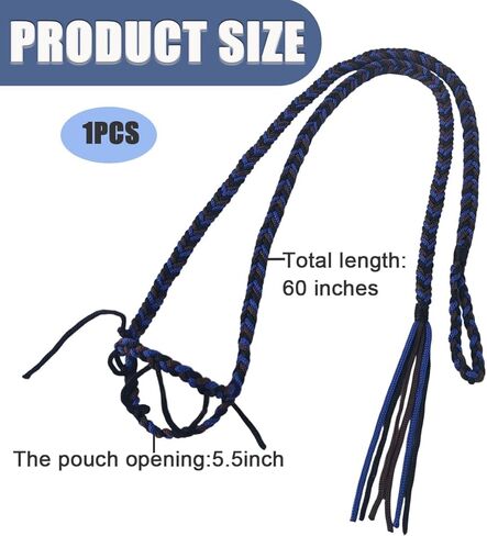 Balearic Shepherd Sling,Handcrafted Braided Old-Fashioned Slingshot,Rock Throwing Sling in Saudi Arabia