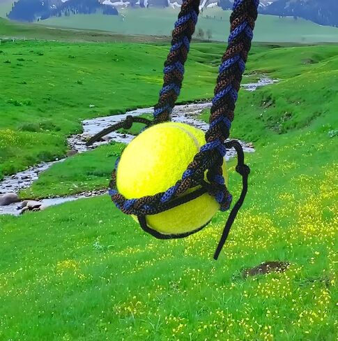 Balearic Shepherd Sling,Handcrafted Braided Old-Fashioned Slingshot,Rock Throwing Sling in Saudi Arabia