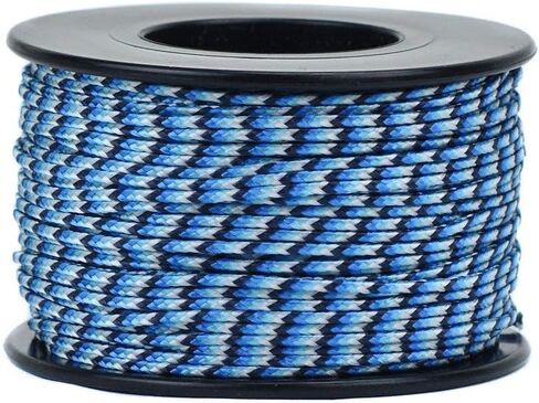 Atwood Micro Sport Cord 1.18mm X 125 Ft Small Spool Lightweight Braided Cord (Blue Snake) in Saudi Arabia