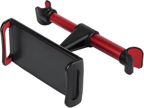 Car Headrest Mount, Universal 360 Rotating Auto Backseat Tablet & Phone Holder, Adjustable Vehicle Headrest Tablet Stand Cradle for 5.3"-10.2" Cellphones and Other Devices(Red) in Saudi Arabia