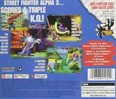 Street Fighter Alpha 3 - PlayStation 1 [Pre-Owned] in Saudi Arabia