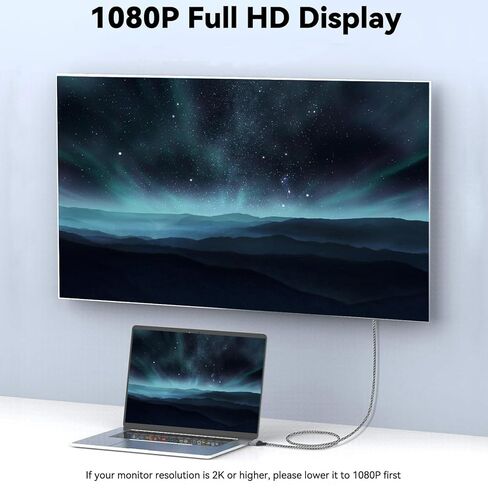 Usb3.0 to Dvi-d Male Video Cable,1920x1200 High Resolution, Plug-and-Play PVC Cable for Office & Home Use in Saudi Arabia