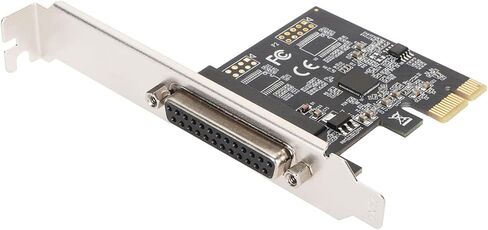SUNGOOYUE 1 Port PCI Express Parallel Card, DB25 PCIE Parallel LPT Controller with IEEE 1284 ECP EPP SPP Modes, for Printer Scanner CD ROM Drive Memory Card Reader on Systems in Saudi Arabia