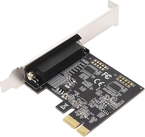SUNGOOYUE 1 Port PCI Express Parallel Card, DB25 PCIE Parallel LPT Controller with IEEE 1284 ECP EPP SPP Modes, for Printer Scanner CD ROM Drive Memory Card Reader on Systems in Saudi Arabia
