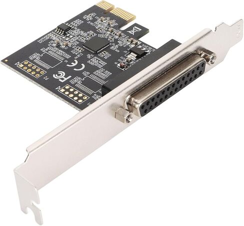 SUNGOOYUE 1 Port PCI Express Parallel Card, DB25 PCIE Parallel LPT Controller with IEEE 1284 ECP EPP SPP Modes, for Printer Scanner CD ROM Drive Memory Card Reader on Systems in Saudi Arabia
