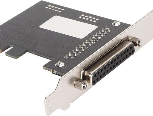 SUNGOOYUE 1 Port PCI Express Parallel Card, DB25 PCIE Parallel LPT Controller with IEEE 1284 ECP EPP SPP Modes, for Printer Scanner CD ROM Drive Memory Card Reader on Systems in Saudi Arabia