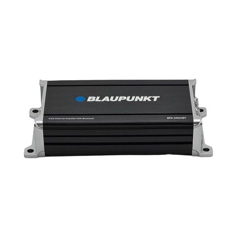 Blaupunkt BPA-M604BT 4-Channel Class-D Car Audio Amplifier with Bluetooth, 100W RMS x 4, 1500W Max Power, Compact Design, High Signal-to-Noise Ratio, Multi-Input Compatibility for Cars and Trucks in Saudi Arabia